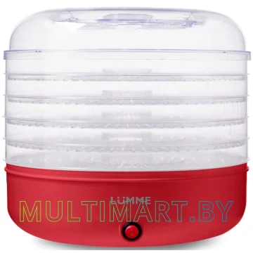 Сушилка для овощей и фруктов Lumme LFD-105PP (красный рубин)